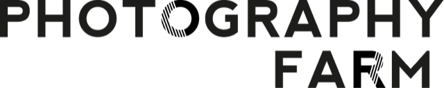 The logo for the Photography Farm education and training company
