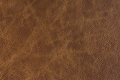 Contemporary leather material swatch colour Saddle