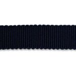 Grosgrain style rayon ribbon in drak blue