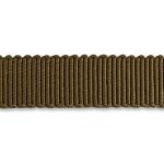 Grosgrain style rayon ribbon in khaki