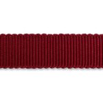 Grosgrain style rayon ribbon in red