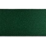 Dark green eco satin ribbon made from recycled plastic