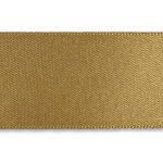 Gold eco satin ribbon made from recycled plastic