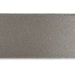 Warm grey eco satin ribbon made from recycled plastic