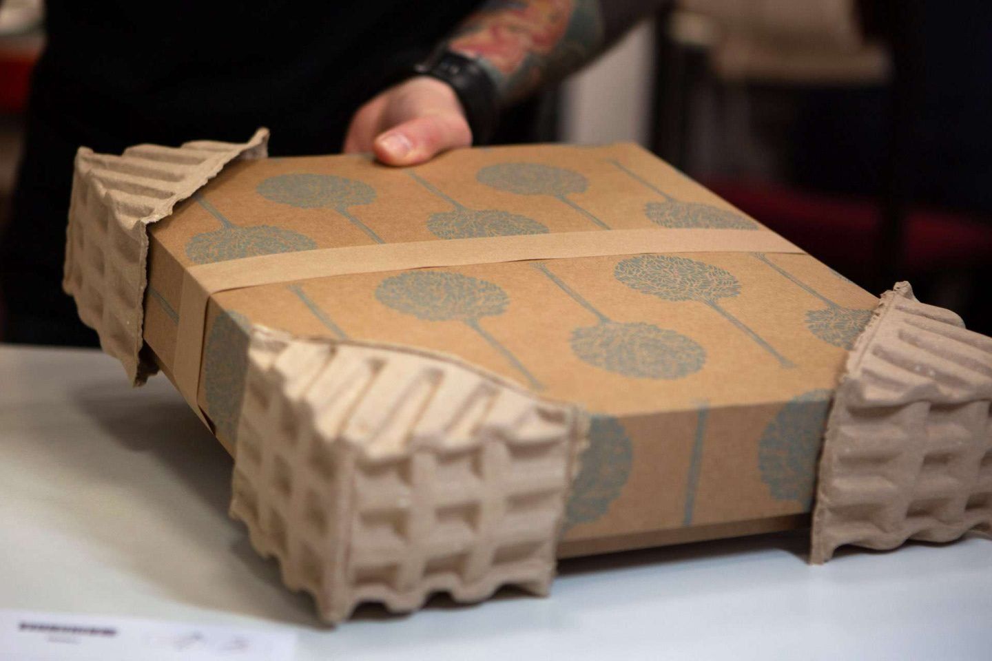Sustainable packaging and shipping information